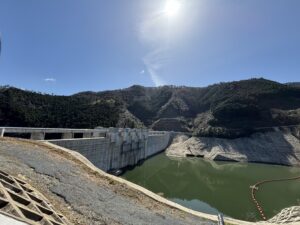 平瀬ダムの完工式が行われました。